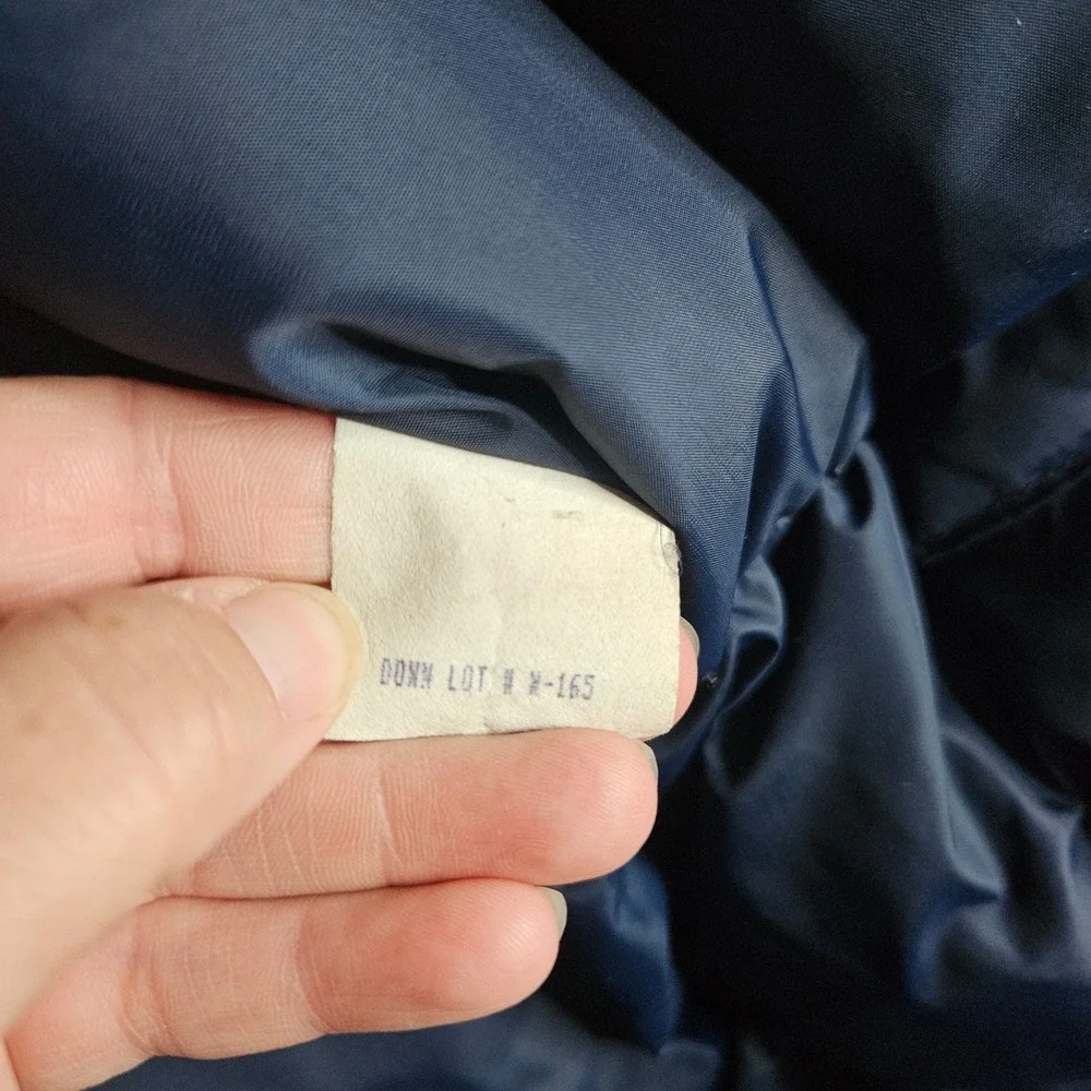 LL Bean Penobscot Parka Jacket Womens Small Red Goose Down Insulated Vintage USA